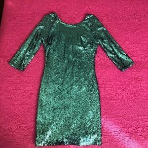 Green Sequin Dress